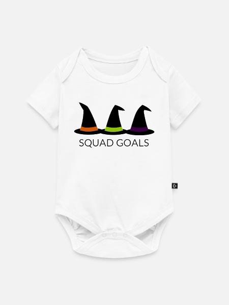 Hexen-Trio Squad Goals - Baby Premium Kurzarmbody - Weiß