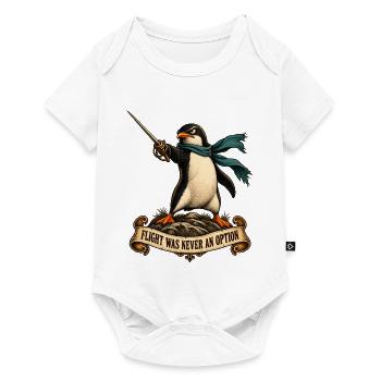 Flight Was Never an Option - Baby Premium Kurzarmbody - Weiß - Vorne