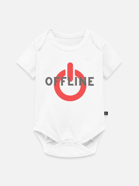 Offline - Baby Premium Kurzarmbody - Weiß