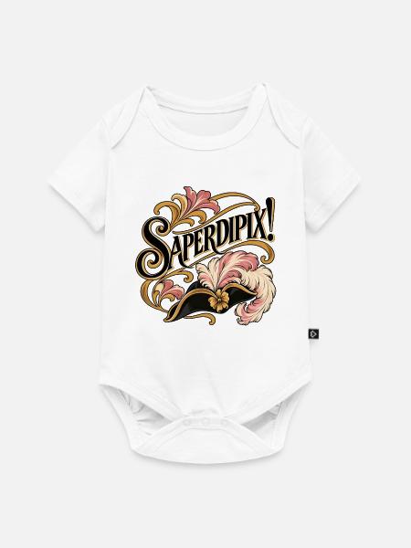 Rosenkavalier - Saperdipix! - Baby Premium Kurzarmbody - Weiß