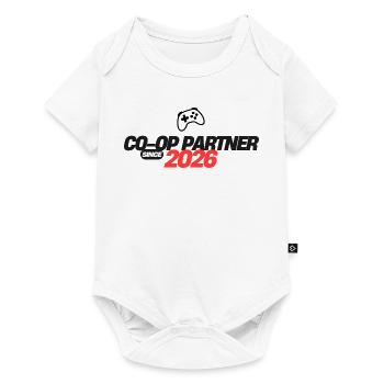 Player-Two-Store - Baby Premium Kurzarmbody - Weiß - Vorne