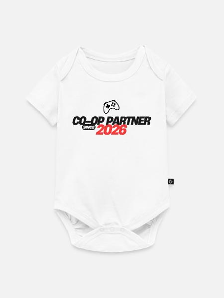 Player-Two-Store - Baby Premium Kurzarmbody - Weiß