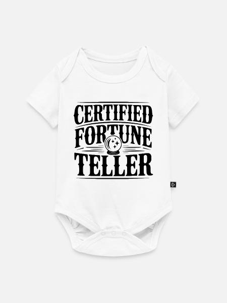 Zertifizierte Wahrsagerin - Baby Premium Kurzarmbody - Weiß