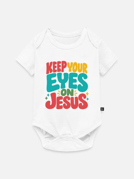 Jesus Glaube Geschenkidee Christen - Baby Premium Kurzarmbody - Weiß