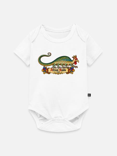 Afrikanischer Basilisk (1640) - Baby Premium Kurzarmbody - Weiß