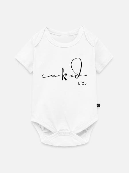 caked up print - Baby Premium Kurzarmbody - Weiß