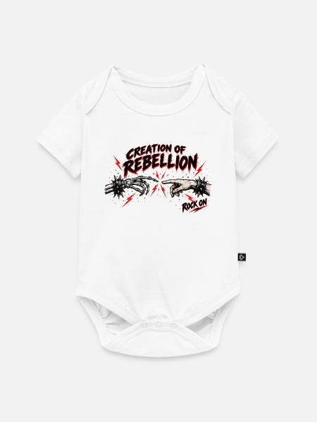 Entstehung des Aufstands - Baby Premium Kurzarmbody - Weiß