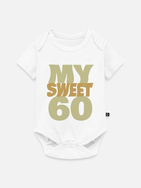60 - Baby Premium Kurzarmbody - Weiß