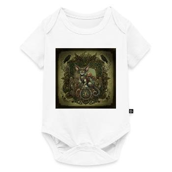 Mystical Long Ears – keltische Steampunk-Familie. - Baby Premium Kurzarmbody - Weiß - Vorne