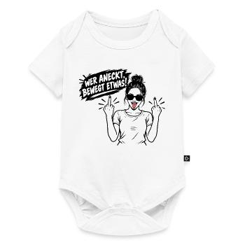 Pink Street-Rebellen-Skizze - Baby Premium Kurzarmbody - Weiß - Vorne