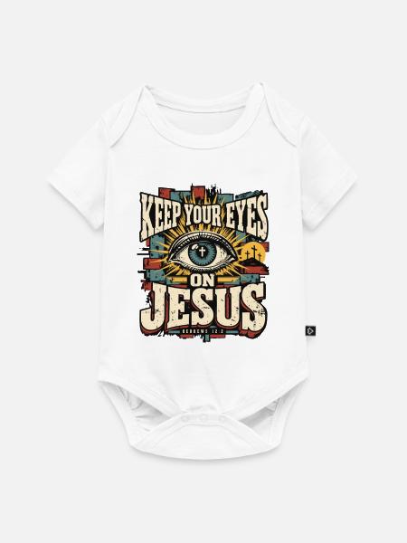 Christlicher Glaube Jesus Geschenk - Baby Premium Kurzarmbody - Weiß