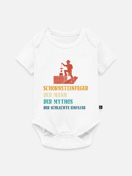 Schornsteinfeger Herren - Baby Premium Kurzarmbody - Weiß