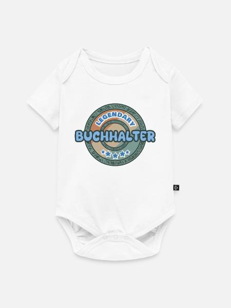 Geschenk für Buchhalter - Baby Premium Kurzarmbody - Weiß