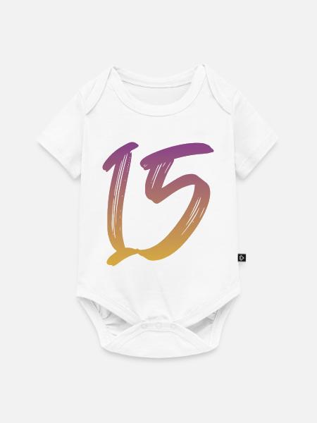 15 - Baby Premium Kurzarmbody - Weiß