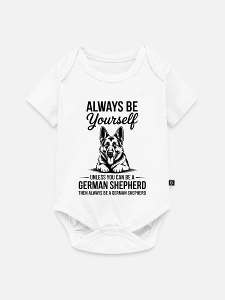 Deutscher Schäferhund Lustige Schäferhund Geschenk - Baby Premium Kurzarmbody - Weiß