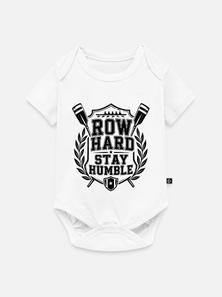 Rudern - Baby Premium Kurzarmbody - Weiß