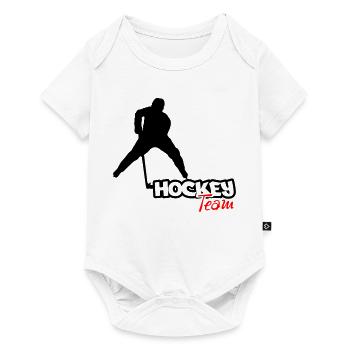 Hockey Team - Baby Premium Kurzarmbody - Weiß - Vorne