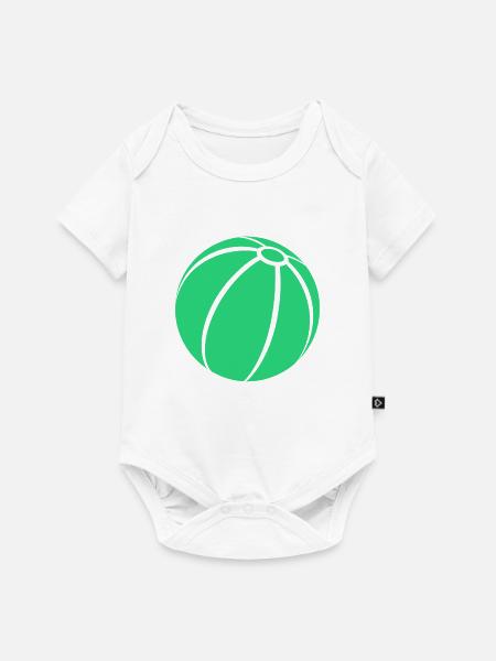 Beachball - Baby Premium Kurzarmbody - Weiß