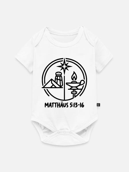 Salz und Licht - Baby Premium Kurzarmbody - Weiß
