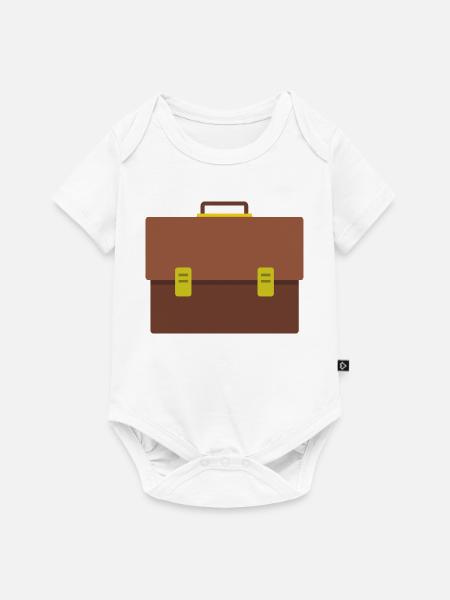 Arbeitstasche - Baby Premium Kurzarmbody - Weiß