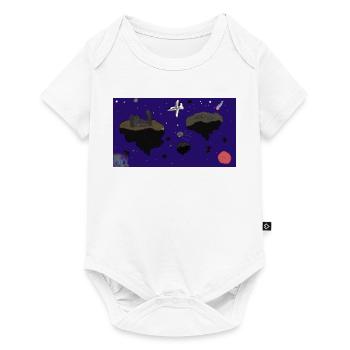 Raum - Baby Premium Kurzarmbody - Weiß - Vorne