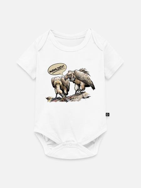 Mahlzeit Geierduo - Baby Premium Kurzarmbody - Weiß