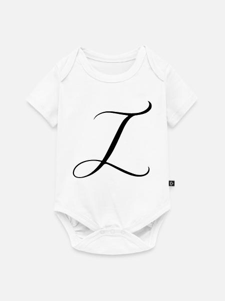Name mit Anfangsbuchstabe I Ida Ilyas - Baby Premium Kurzarmbody - Weiß