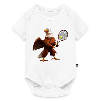 Tennis Adler Eagle - Baby Premium Kurzarmbody - Weiß - Vorne