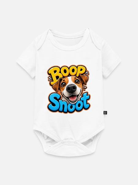 Jack Russell Terrier - Baby Premium Kurzarmbody - Weiß