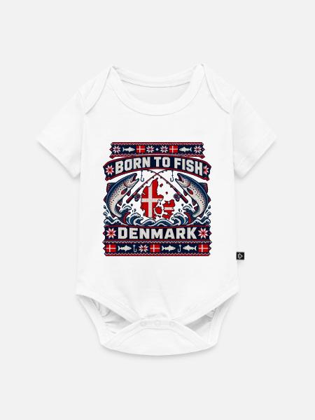Ugly Christmas – Dänemark - Baby Premium Kurzarmbody - Weiß