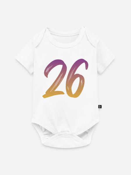 26 - Baby Premium Kurzarmbody - Weiß