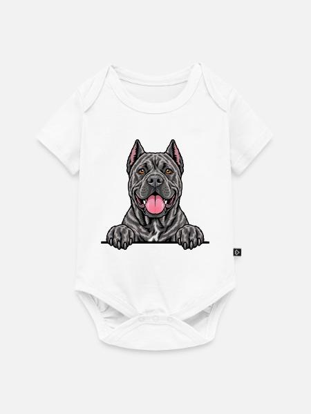 Cane Corso - Baby Premium Kurzarmbody - Weiß
