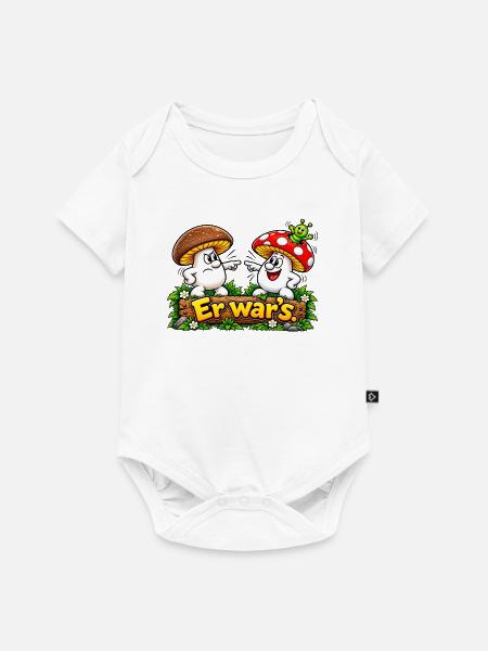 file_0000000068ac820a9b94e5367a9f93a6 - Baby Premium Kurzarmbody - Weiß