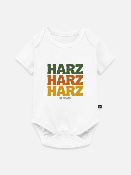 Harz Germany Retro - Baby Premium Kurzarmbody - Weiß
