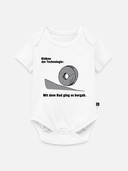 Risiko Technologie - Baby Premium Kurzarmbody - Weiß