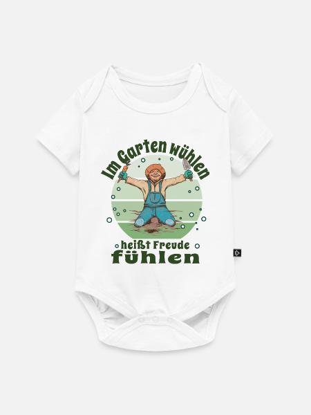  Gärtner Pflanzen Kleingärtner Schrebergarten - Baby Premium Kurzarmbody - Weiß