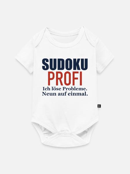Sudoku Profi – Ich löse Probleme - Baby Premium Kurzarmbody - Weiß