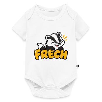 Freches Stinktier – Lustiges Cartoon Kinder Motiv - Baby Premium Kurzarmbody - Weiß - Vorne