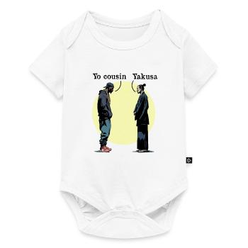 YO COUSIN, YAKUSA! - Vororte gegen Japan - Baby Premium Kurzarmbody - Weiß - Vorne