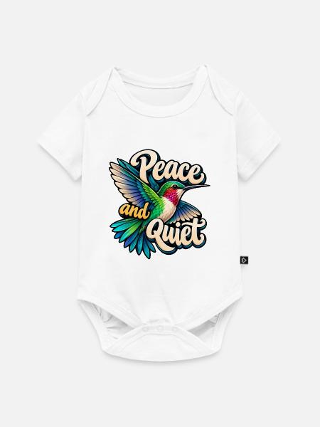 Kolibri - Baby Premium Kurzarmbody - Weiß