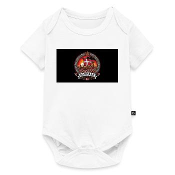 Danmark Viking Coast Heritage - Baby Premium Kurzarmbody - Weiß - Vorne