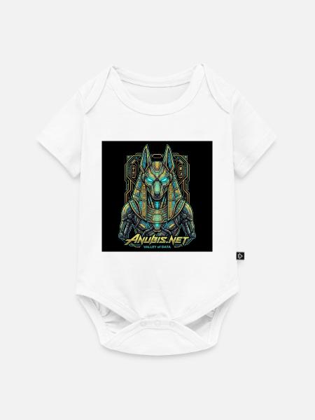 Cyberpunk Anubis Neo God - Baby Premium Kurzarmbody - Weiß