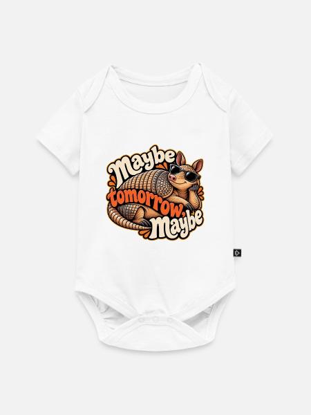Gürteltier - Baby Premium Kurzarmbody - Weiß