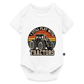 I Still Play With Tractors - Baby Premium Kurzarmbody - Weiß - Vorne