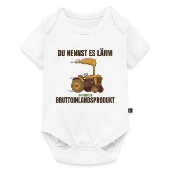 Lärm? Ich nenne es Bruttoinlandsprodukt! - Baby Premium Kurzarmbody - Weiß - Vorne