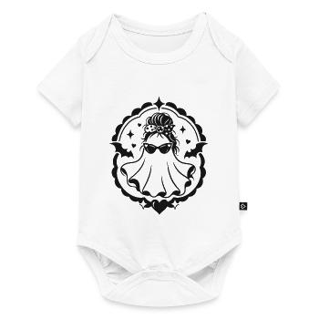 Mama Geist - Baby Premium Kurzarmbody - Weiß - Vorne