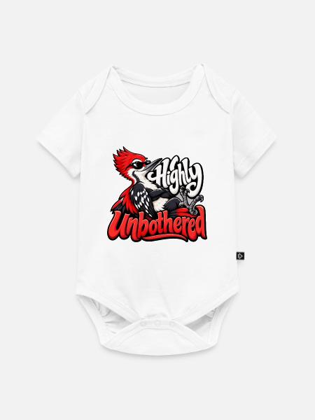 Specht - Baby Premium Kurzarmbody - Weiß