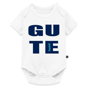 Gute Nacht - Baby Premium Kurzarmbody - Weiß - Vorne
