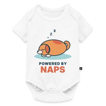 Schlafender Hund - Baby Premium Kurzarmbody - Weiß - Vorne
