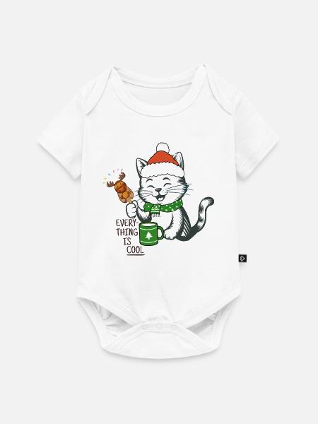 Nikolaus - Baby Premium Kurzarmbody - Weiß